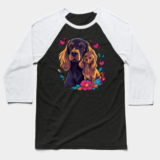 Cocker Spaniel  Mothers Day Baseball T-Shirt